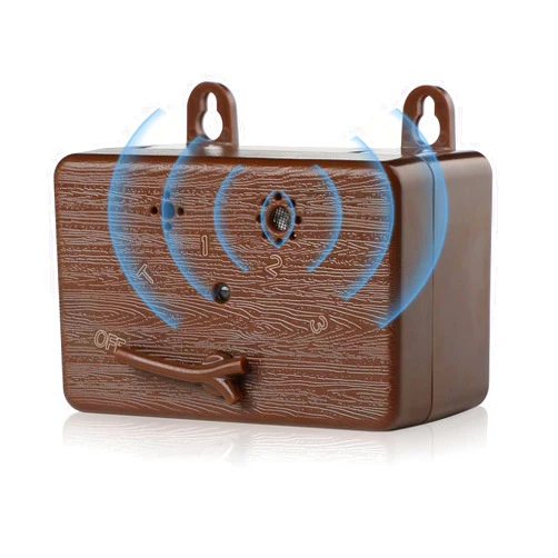 FBIDCT Anti Barking Device. Ultrasonic Anti Barking Device for Dogs with 3 Adjustable Level. 50FT Range Dog Barking Deterrent Bark Box for Indoor Outdoor. Dog Barking Silencer Safe for Human & Dogs (Brown)