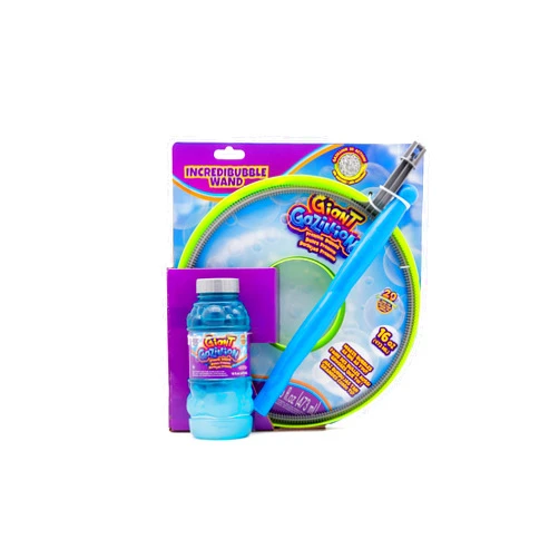 Gazillion Bubbles Incredible Bubble Wand - Make Gigantic Bubbles & Delight Friends W/ 16 Oz Giant Bubble Solution - For Age 3+