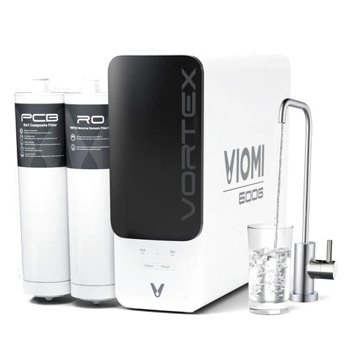 VIOMI® 4-Years RO Water Filtration System, 9 Stage Reverse Osmosis Water Filter, 600GPD, NSF/ANSI 372&53&42 Certified, 3:1 Tankless Reverse Osmosis System Under Sink with Faucet,TDS PFOS&PFOA Reduce