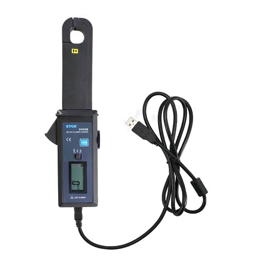 ETCR6000B Current Tester Clamp Meter AC/DC Clamp Leakage Current Meter 0mA~60.0A Clamp Size 16x18mm