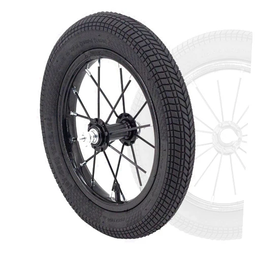 EIRONA 12 Inch Kids Bike Front Wheels Replacement with Solid Air Rubber Tire and Inner Tube, Bicycle Bike Wheels Don't Fit with Huffy Bike