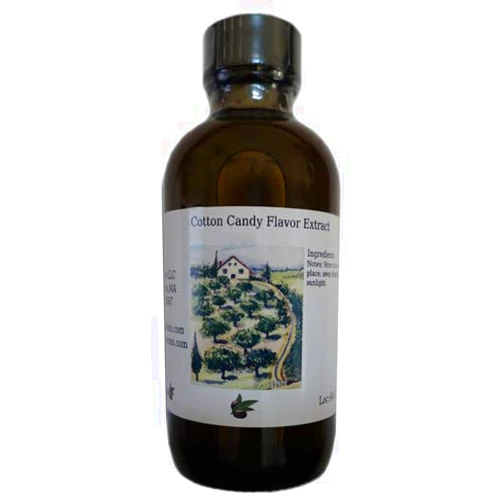 OLIVENATION Cotton Candy Flavoring Extract - Sweet Flavoring for Cakes - Cupcakes - Icing - Frosting - Princess Party Flavor - Non-GMO - Gluten Free - Kosher - Vegan - 2 ounces
