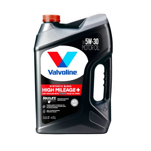 Valvoline High Mileage 150K with Maxlife Plus Technology Motor Oil SAE 5W-30 5 QT