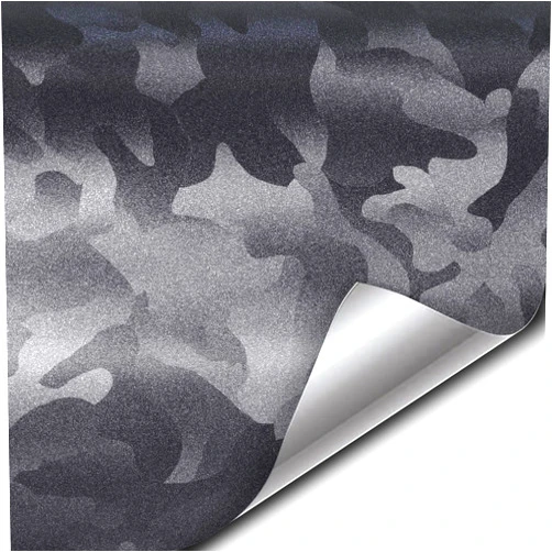 VViViD+ Stealth Medium Pattern Camouflage Vinyl Wrap Roll (1ft x 5ft, Ghost Metal)