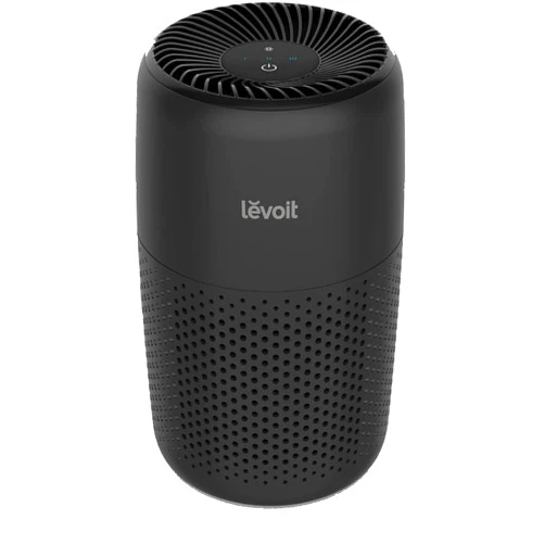 LEVOIT Air Purifiers for Bedroom Home, 3-in-1 Filter Cleaner with Fragrance Sponge for Better Sleep, Filters Smoke, Allergies, Pet Dander, Odor, Dust, Office, Desktop, Portable, Core Mini-P, Black