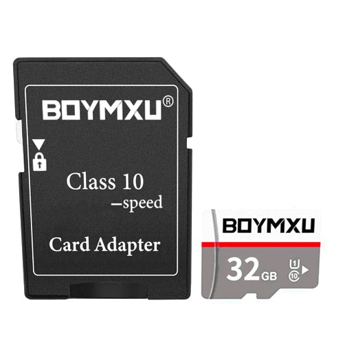 BOYMXU 32GB BOYMXU TF Card with Adapter,High Speed Memory Card Class 10 TF Card Memory Card for Phone Camera Computer-Update