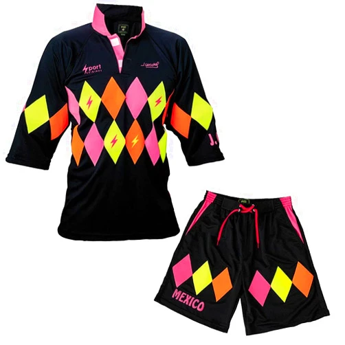 Raute Port Original Jersey and Bermuda Jorge Campos Black Limited Edition