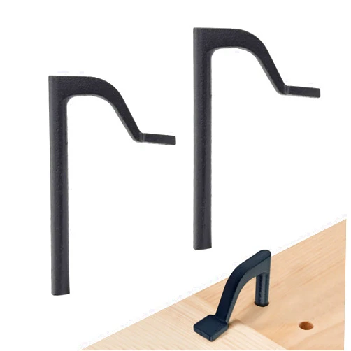 POWERTEC 71528 8 inch Workbench Holdfast Woodworking Bench Dog Hole Clamps, Hold Down Clamps for 3/4