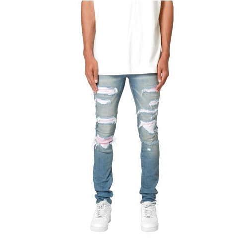 mnml Men's X555 Crystal Skinny Denim