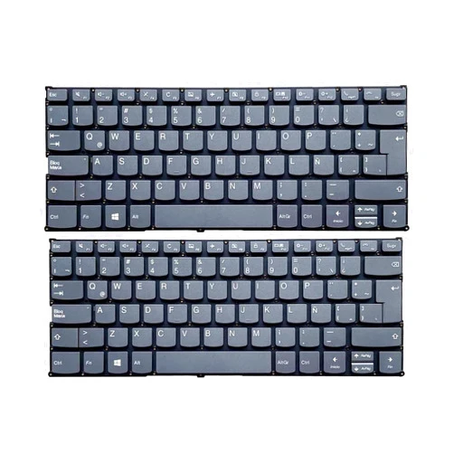 KbsPro 2pcs Pack Teclado Spanish Latin for Lenovo IdeaPad Flex 6-14ARR Flex 6-14IKB Flex-14API Flex-14IML Flex-14IWL Laptop Without Backlit