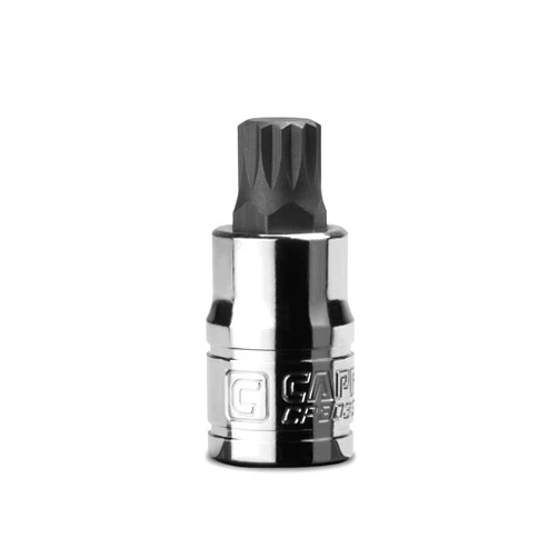 Capri Tools 10 mm M10 Stubby XZN Triple Square Bit Socket, 3/8-Inch Drive, 10mm (M10) Stubby (CP30356)