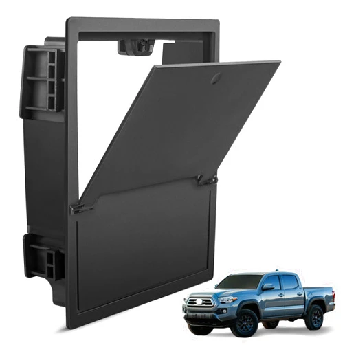 Tyiagle Armrest Hidden Storage Box for Toyota Tacoma Center Console Organizer Kit 2016-2020 2021 2022 2023 3rd Gen Tacoma Accessories Console Lid Secret Compartment with Strong Adhesion（1pcs）