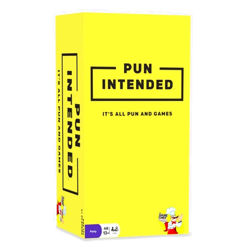 The GAME CHEF Pun Intended Party Game for Pun Lovers - Hilarious Game Night Card Game for Friends & Family