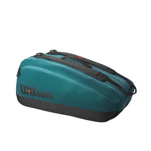 WILSON Blade V9 Super Tour Tennis Racket Bags - Green/Black