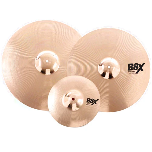 Sabian B8X 16 18 Inches Crash Cymbal Pack with FREE 10 Inches Splash