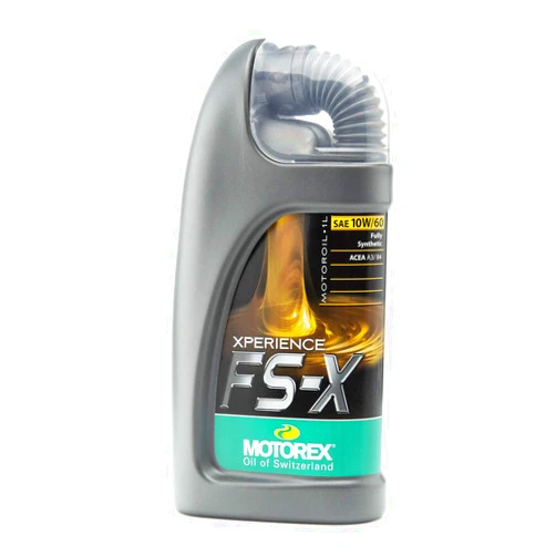 Motorex 303327 High-performance Xperience FS-X 10W60 Motor Oil, 1 Liters