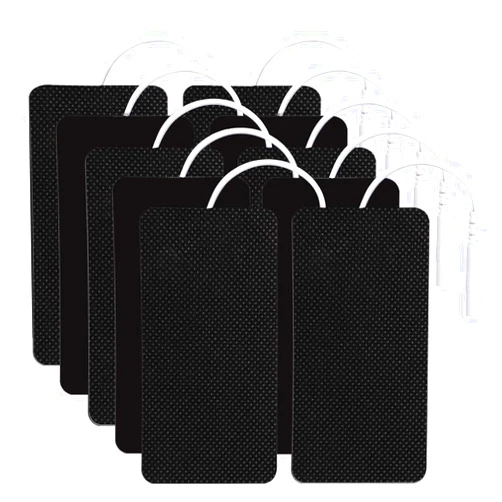 Molufeibe TENS Unit Electrode Pads TENS Pads Replacement Pads for TENS Unit Pads Electrodes for TENS Unit Replacement Pads 10PCS 2