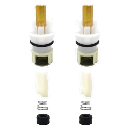 GruDawu New Version RP25513 Faucet Stem Kit for Most Delta Two Handle Bathroom/Kitchen/Sink/Bathtub Faucet, with RP4993 Rubber Seat and Spring -2 Pack