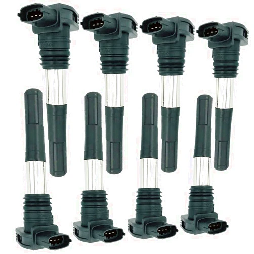 DMCOIL Set of 8 Ignition Coil Pack Compatible With Ferrari Lafrrari California 360 458 488 599 575 612 812 F430 F8 F12 FF Portofino GTC4 SF90 Roma Maserati 2004- Replaces OEM 248404 248406 231359
