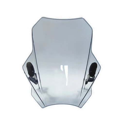 BOMATY Wind Screen Shield Universal Motorcycle Windscreen Windshield Covers Screen Smoke Lens Motorbikes Deflector for C&FMOTO 700 for CLX 700CLX 700CL-X Air Deflector (Color : Light Grey)
