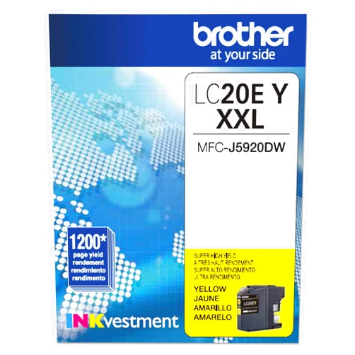 Brother LC20EY Super High Yield Yellow Ink Cartridge