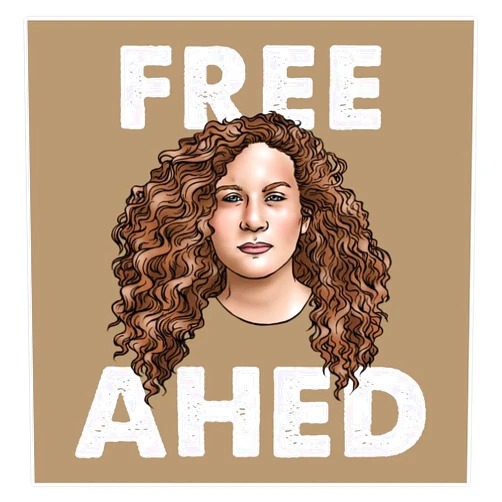 LAD Studio Free Ahed Tamimi Window Bumper Sticker Decal 5