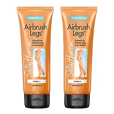 Sally Hansen Airbrush Legs, Leg Makeup Lotion, Medium, 4 Ounce (Pack of 2) Medium 4 Ounce (Pack of 2) Lotion