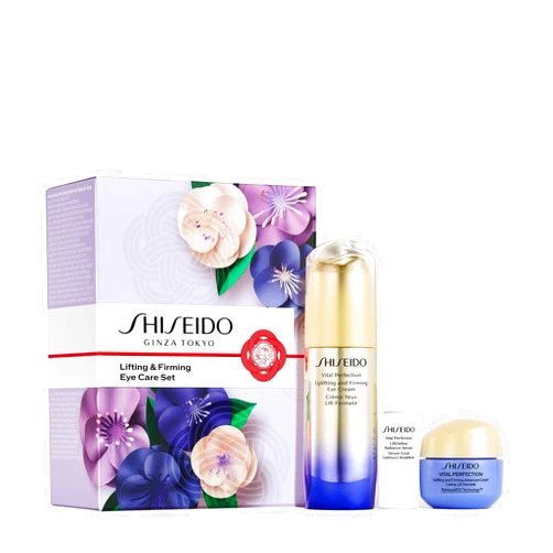 Shiseido Lifting & Firming Eye Care Set - Includes Vital Perfection Uplifting and Firming Eye Cream (15mL), LiftDefine Radiance Serum (7mL) & Uplifting and Firming Advanced Cream (15mL) - $152 Value