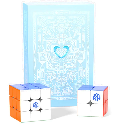 LotFancy GAN Speed Cube, GAN 11Air & 251 V2 with Gift Box, 3x3 Speed Cube and 2x2 Speed Cubes Set