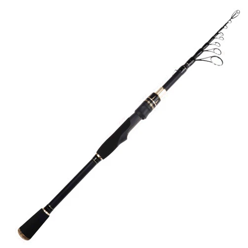 KastKing Blackhawk II Telescopic Fishing Rods, Graphite Rod Blanks, Durable Glass Tip, Floating Guides, 1pc Performance, EVA Handle