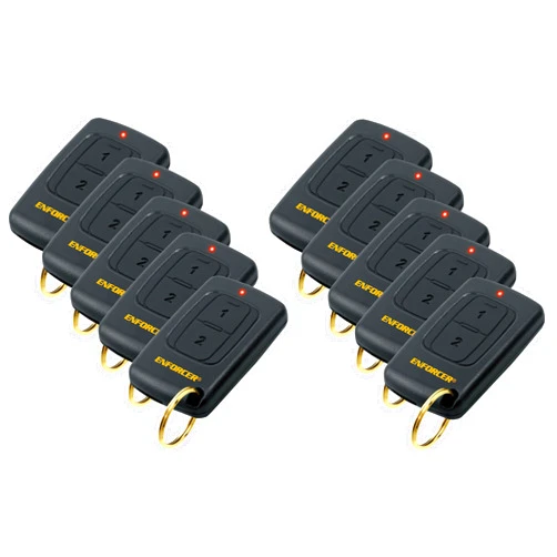 Seco-Larm SK-919T2-GNQ Enforcer Pendant RF Transmitter, 2 Buttons and 3 Channels, Over 68 Billion Possible Codes, 315MHz RF Frequency, Operates Up to 500ft, RF Anti-scan Protection (Pack of 10)
