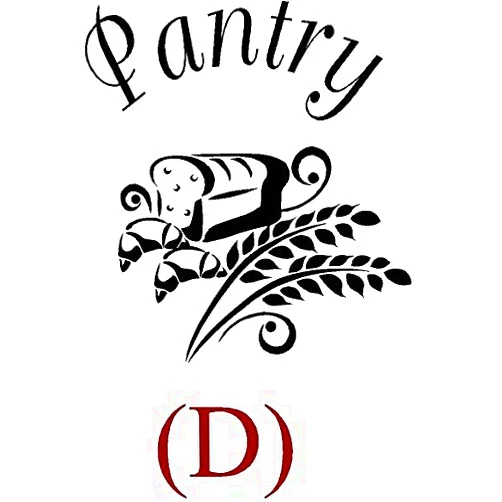 Creative Signs N Designs CreativeSignsnDesigns [Creative Signs N Designs, CreativeSignsNDesigns] Pantry Door Design Decals (D, Glass etching)