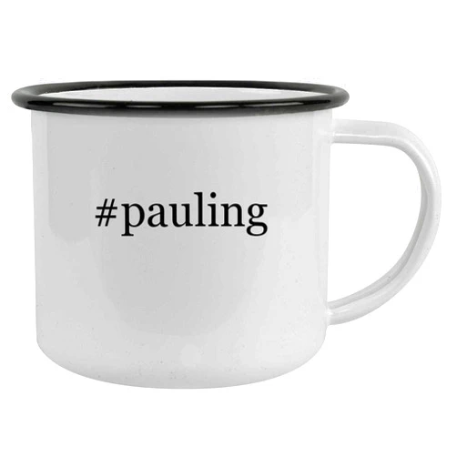 Molandra Products #pauling - 12oz Hashtag Camping Mug Stainless Steel, Black