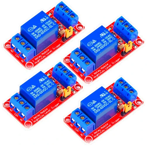 Youngneer 5v Relay Module 1 Channel Relay Board for Raspberry Pi with Opto-Isolated High or Low Level Trigger 5v 1 Channel Relay Switch for Arduino