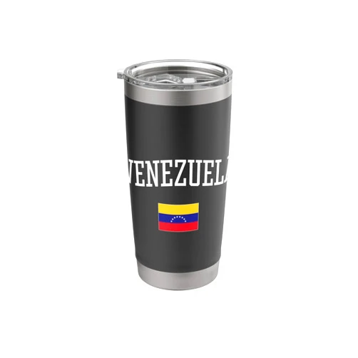 Tout Wear Venezuela Vintage Flag of Venezuela Love Your Country Stainless Steel Insulated Tumbler