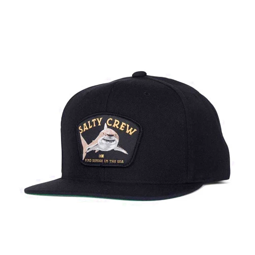 Salty Crew Lurking 6 Panel Hat - Black