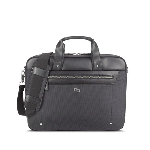 Solo New York Irving 15.6 Inch Laptop Briefcase, Black