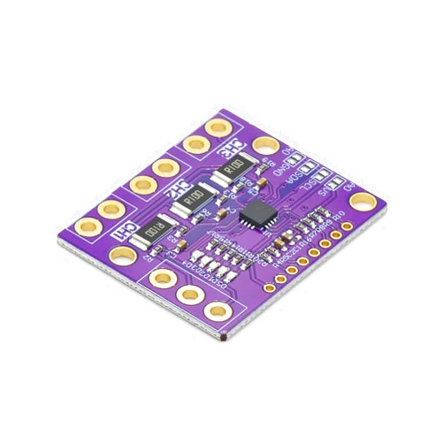 Generic #icpart I2C SMBUS INA3221 Triple-Channel Shunt Current Power Supply Voltage Monitor Sensor Board Module Replace INA219 with Pins - (Color: Purple) #icpart275303