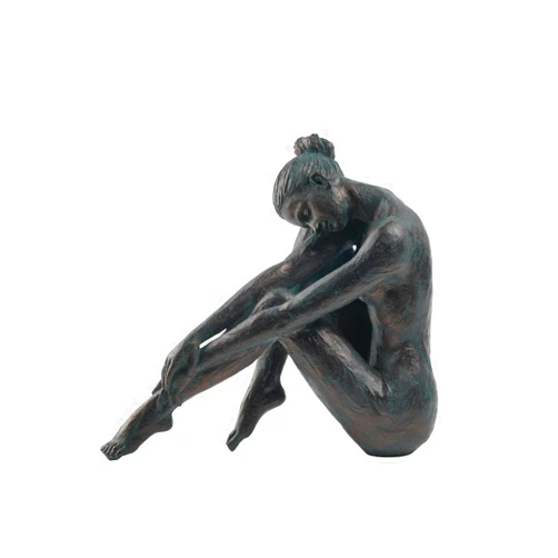 Guichifun Yoga Dancer Statue Home Decoration - Resin Bronze Sculpture Modern Creative Home Garden Statue Handicrafts Art Ware Home Décor Office Room or Outdoor Garden Gifts 10.25 x 4.25 x 8.75 Inch