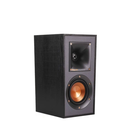 Klipsch R-41M Powerful Detailed Bookshelf Home Speaker Set of 2 Black (Renewed)