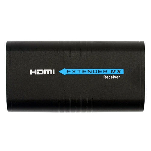 Mirabox HDMI Extender Receiver 400ft Over TCP/IP 1080P Via Rj45 Cat5 Cat5e Cat6 Supports Sky HD Box Laptop PC DVD STB PS4,Black (HSV373 RX Only)