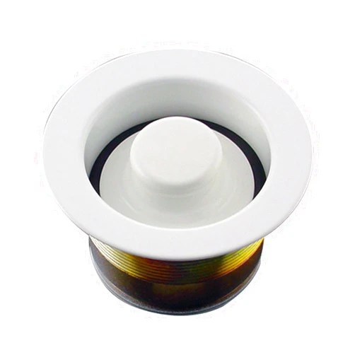 Mr. Scrappy CSFS-WH-93 Custom Color Sink Flange and Stopper Set, White