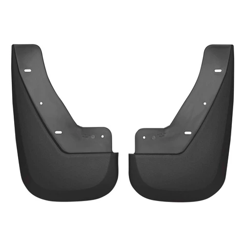 Husky Liners - Rear Mud Guards | 2007-2014 Cadillac Escalade/Chevrolet Tahoe/GMC Yukon Denali w/o Dual Exhaust, Rear Set - Black, 2 Pc. | 57781