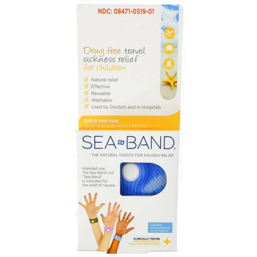 Sea-Band Sea Band - Child Wrist Band - One Pair *** Color Varies ***