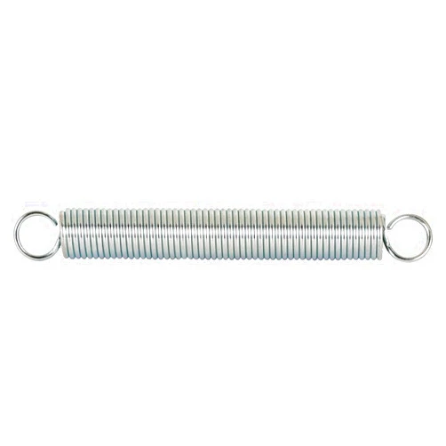 Prime-Line SP 9631 Extension Spring, Spring Steel Construction, Nickel-Plated Finish, 0.091 GA x 3/4 In. x 6-1/2 In., Closed Single Loop (Single Pack)