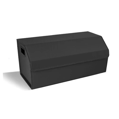 55tech Medium size 19.69 inches Foldable Trunk Storage Box Container organizer - perfect for any cars trucks SUV (Black Medium size)