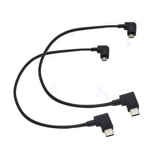 Suprafive 2 Pcs Cable for DJI MAVIC PRO AIR Drone Remote Controller RC to Type-C USB Phone Performance