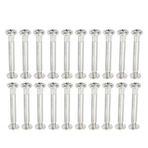 PATIKIL Binding Screw Posts, 20 Set Screw Posts Fit for 3/16