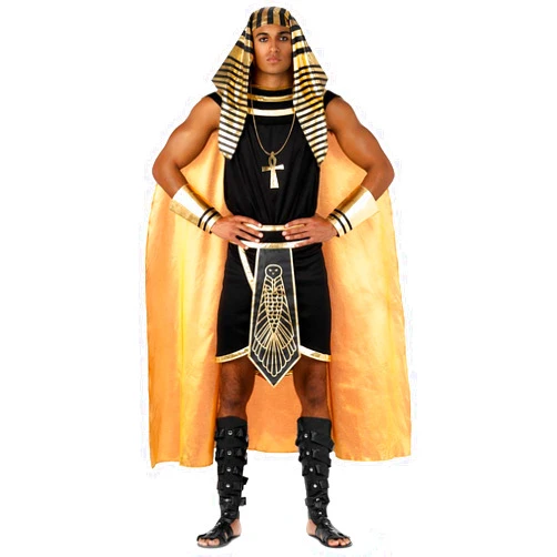 Morph Deluxe Egyptian Pharaoh Costume Men - Ancient Egyptian Costume Men - Pharaoh Costume Adult - Pharaoh Halloween Costume
