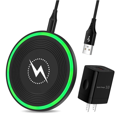 IHoto Samsung Wireless Charger Fast Charging Pad for Samsung Galaxy S25 S24 Ultra S24+ S24 S23 FE S22 S21 S20 S10 Note 20 10, 18W Phone Wall Charger Cargador Inalambrico for iPhone 15 Pro Max 15 Plus 15 Pro